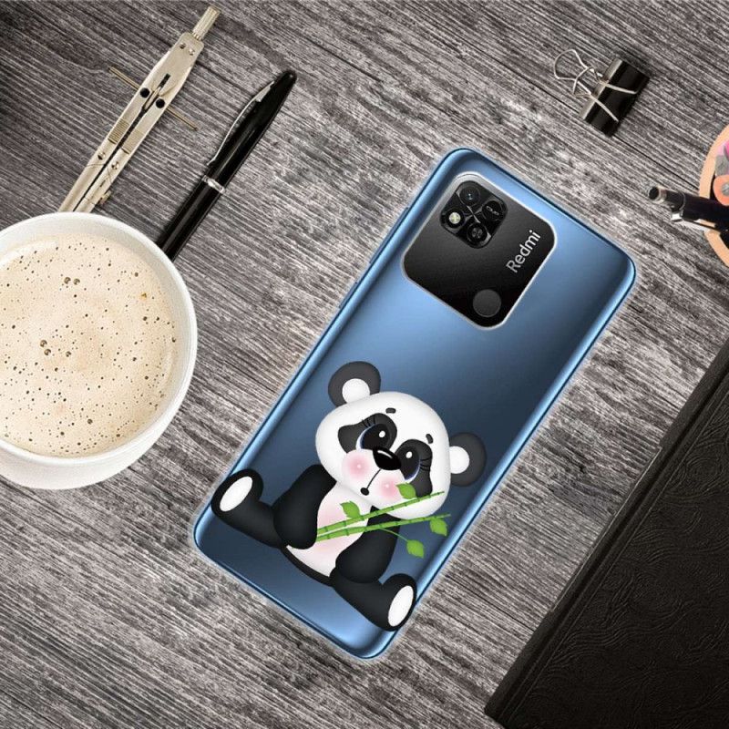Kryt Xiaomi Redmi 10A Bezšvová Roztomilá Panda