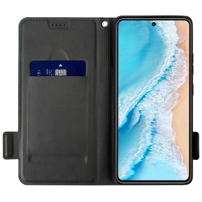Kožené Puzdro Vivo X80 Pro Dvojfarebné S Remienkom