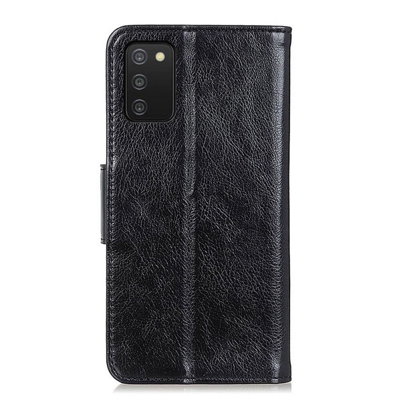 Kožené Puzdro Samsung Galaxy A03s Delená Koža Nappa