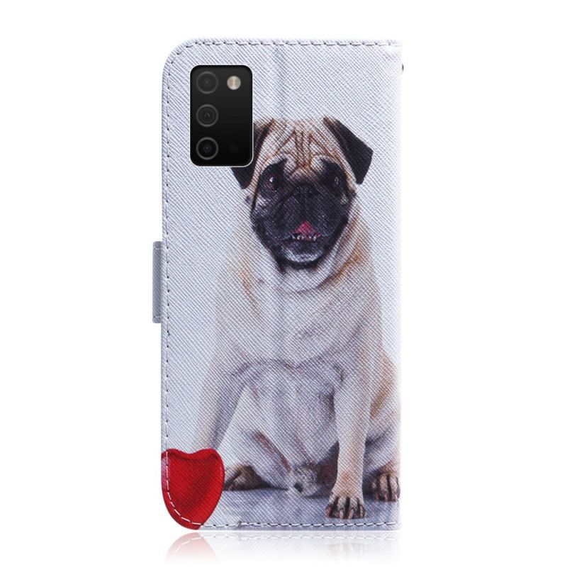 Kožené Puzdro Samsung Galaxy A03s Mops Pes