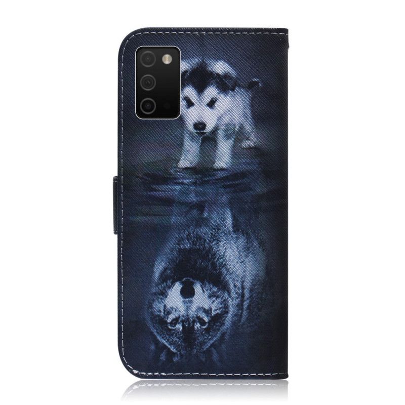 Peňaženkový Kryt Samsung Galaxy A03s Ernesto Vlk