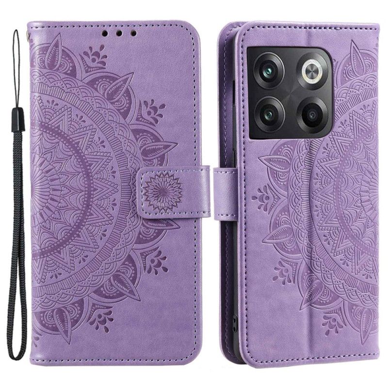 Kožené Puzdro OnePlus 10T 5G Strappy Sun Mandala