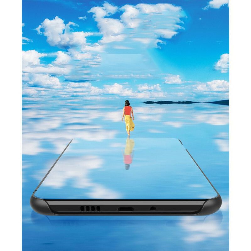 Flipové Puzdro Samsung Galaxy A31 Kožené Puzdro Zrkadlo