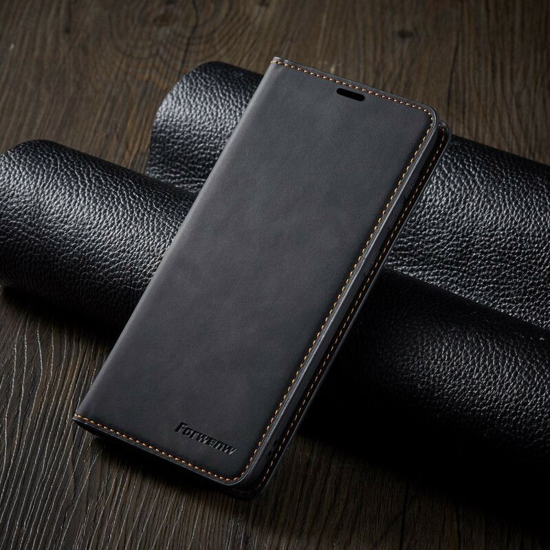 Kožené Puzdro Samsung Galaxy A31 Kožený Efekt Forwenw