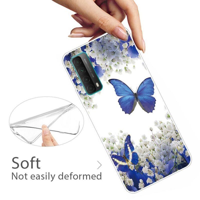 Kryt Huawei P Smart 2021 Motýle