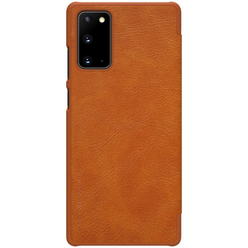 Flipové Puzdro Samsung Galaxy Note 20 Kožené Puzdro Séria Nillkin Qin