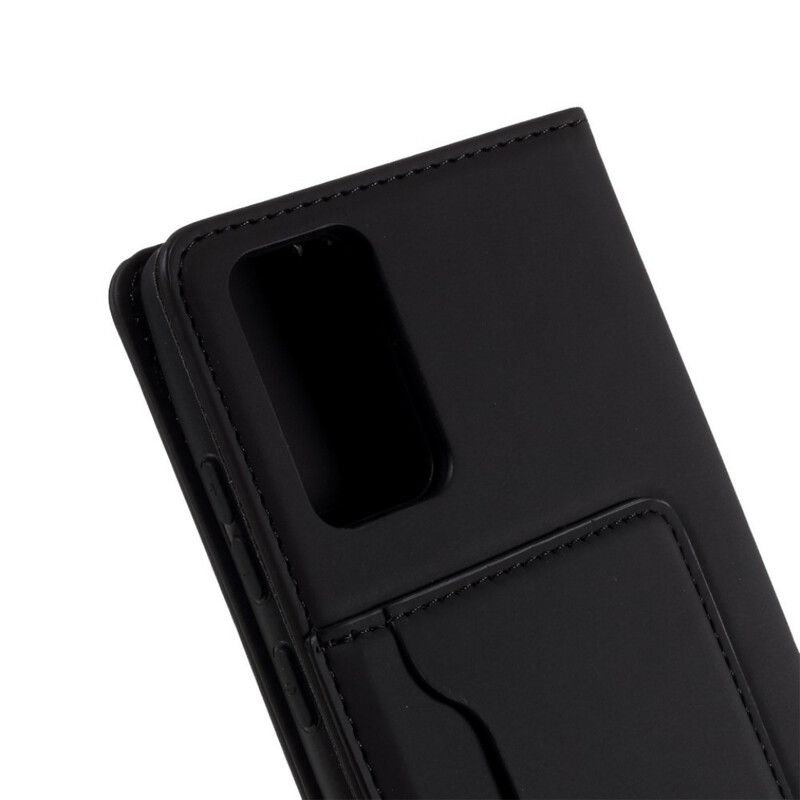 Flipové Puzdro Samsung Galaxy Note 20 Kožené Puzdro Stojan Na Karty