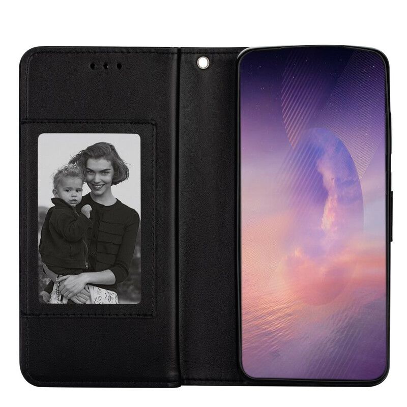 Kožené Puzdro Samsung Galaxy Note 20 Držiaky Na 9 Kariet Z Umelej Kože