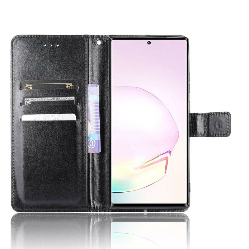 Kožené Puzdro Samsung Galaxy Note 20 Krikľavá Umelá Koža