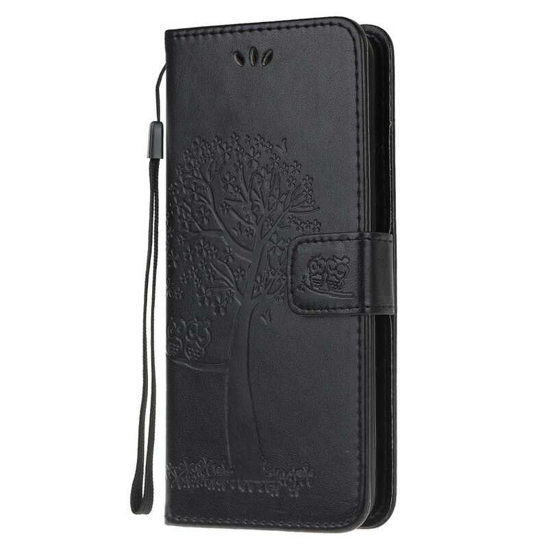 Kožené Puzdro Samsung Galaxy Note 20 Tanga Strom A Sovy