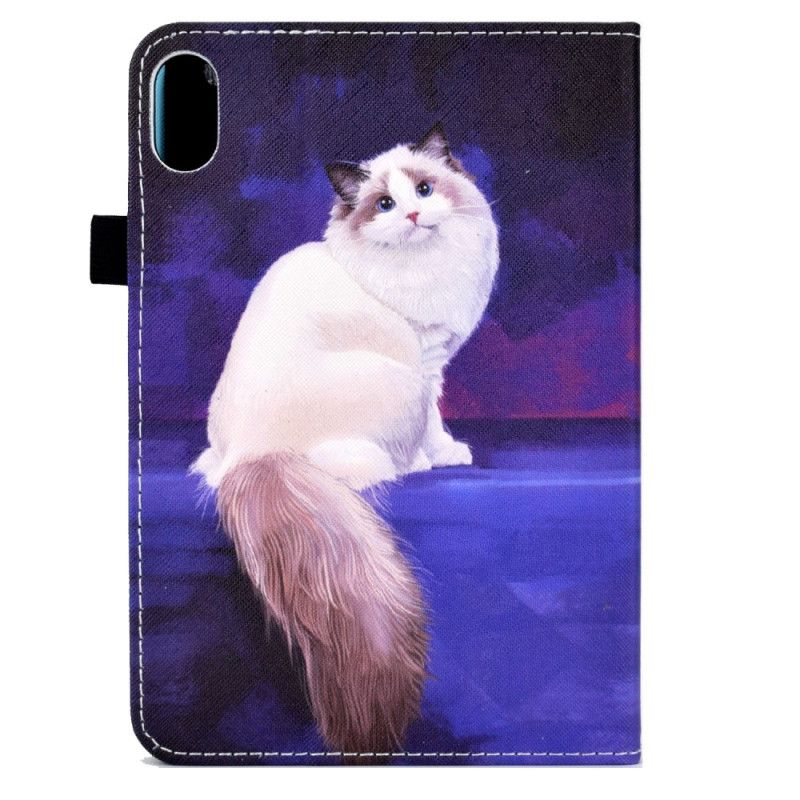 Flipové Puzdro iPad 10.9" (2022) Biela Mačka