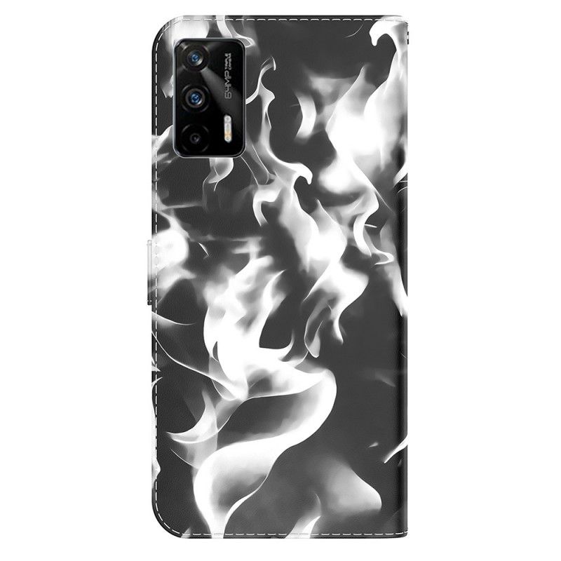 Kožené Puzdro Realme GT 5G Abstraktný Vzor