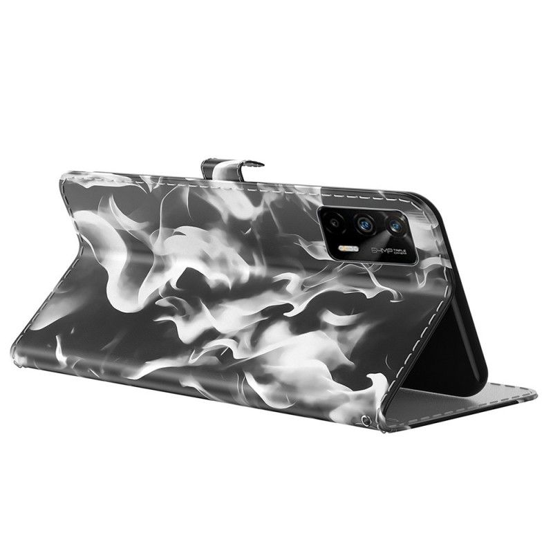 Kožené Puzdro Realme GT 5G Abstraktný Vzor