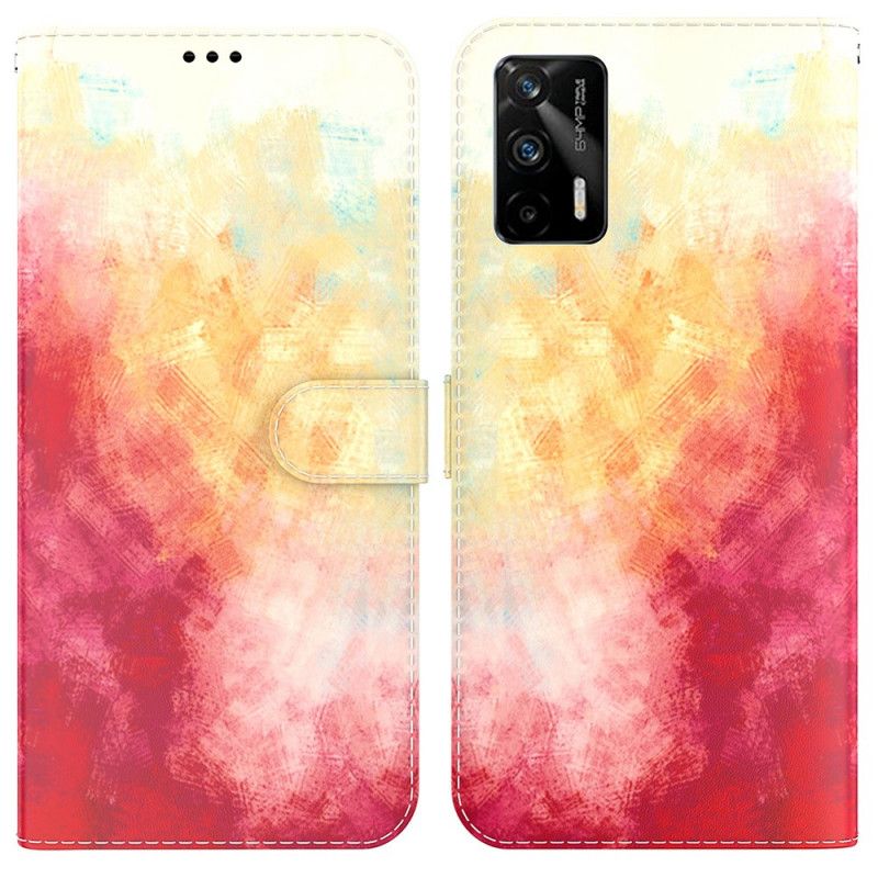 Kožené Puzdro Realme GT 5G Akvarel
