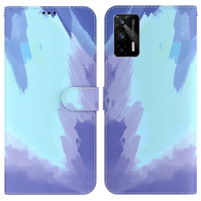 Kožené Puzdro Realme GT 5G Akvarel