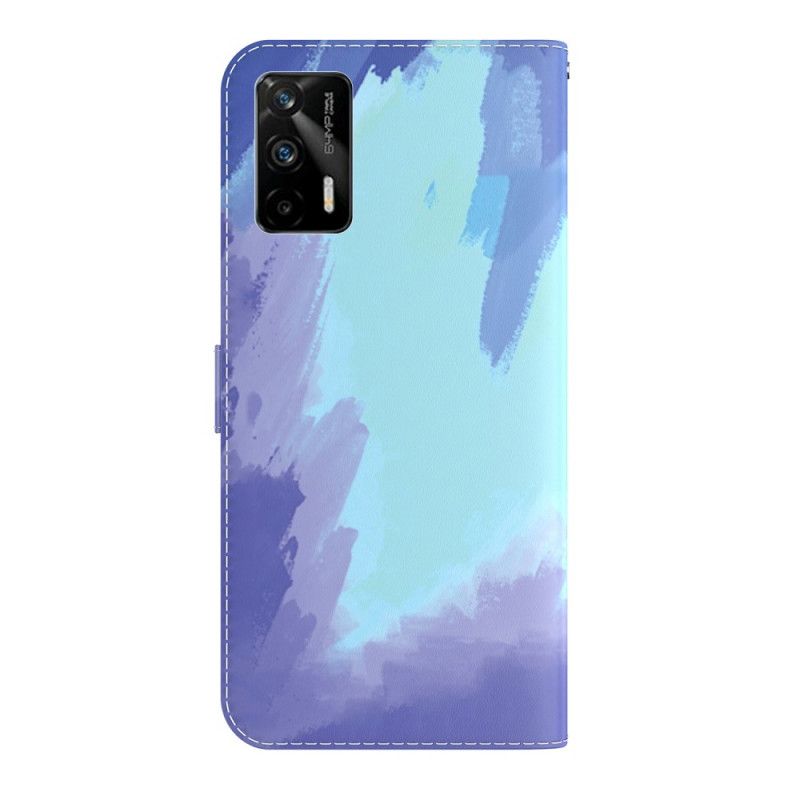 Kožené Puzdro Realme GT 5G Akvarel