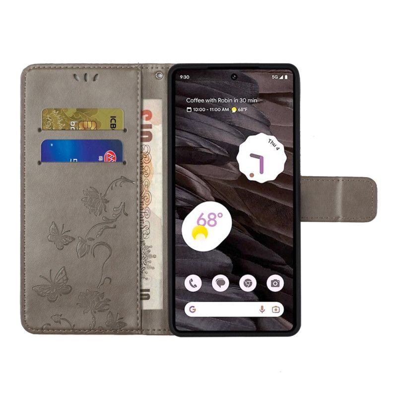 Puzdro Na Google Pixel 8a Kvetinový Remienok
