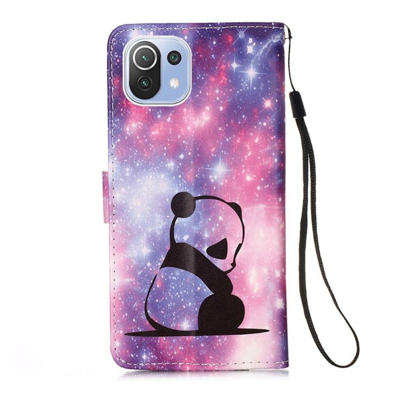 Flipové Puzdro Xiaomi Mi 11 Lite 4G / 5G / 5G NE Galaxia Panda