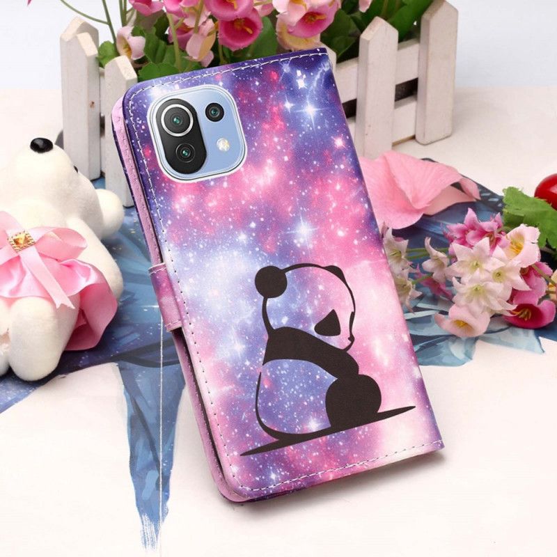 Flipové Puzdro Xiaomi Mi 11 Lite 4G / 5G / 5G NE Galaxia Panda