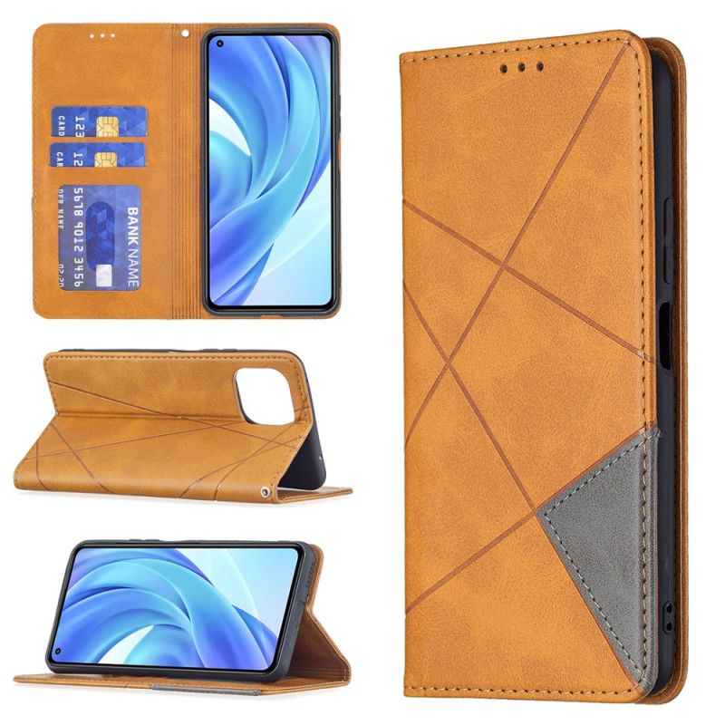 Flipové Puzdro Xiaomi Mi 11 Lite 4G / 5G / 5G NE Kožené Puzdro Umelecký Štýl