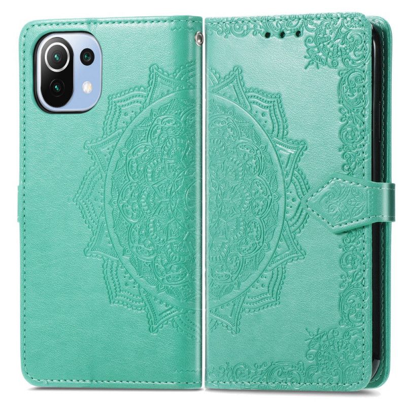 Kožené Puzdro Xiaomi Mi 11 Lite 4G / 5G / 5G NE Mandala V Stredoveku