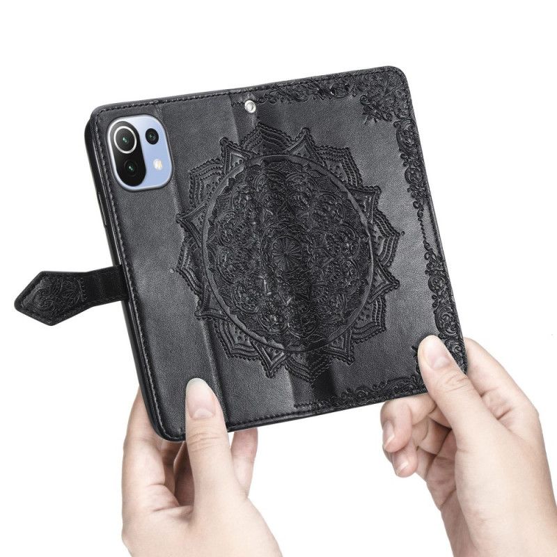 Kožené Puzdro Xiaomi Mi 11 Lite 4G / 5G / 5G NE Mandala V Stredoveku