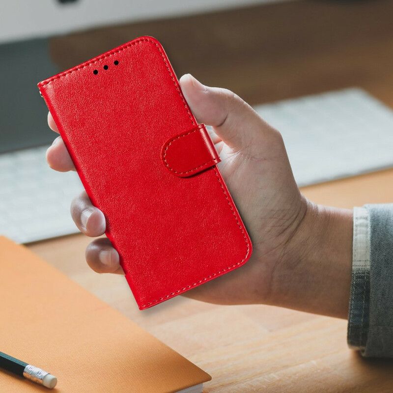 Kožené Puzdro Poco M3 Pro 5G Kožený Dizajn S Remienkom