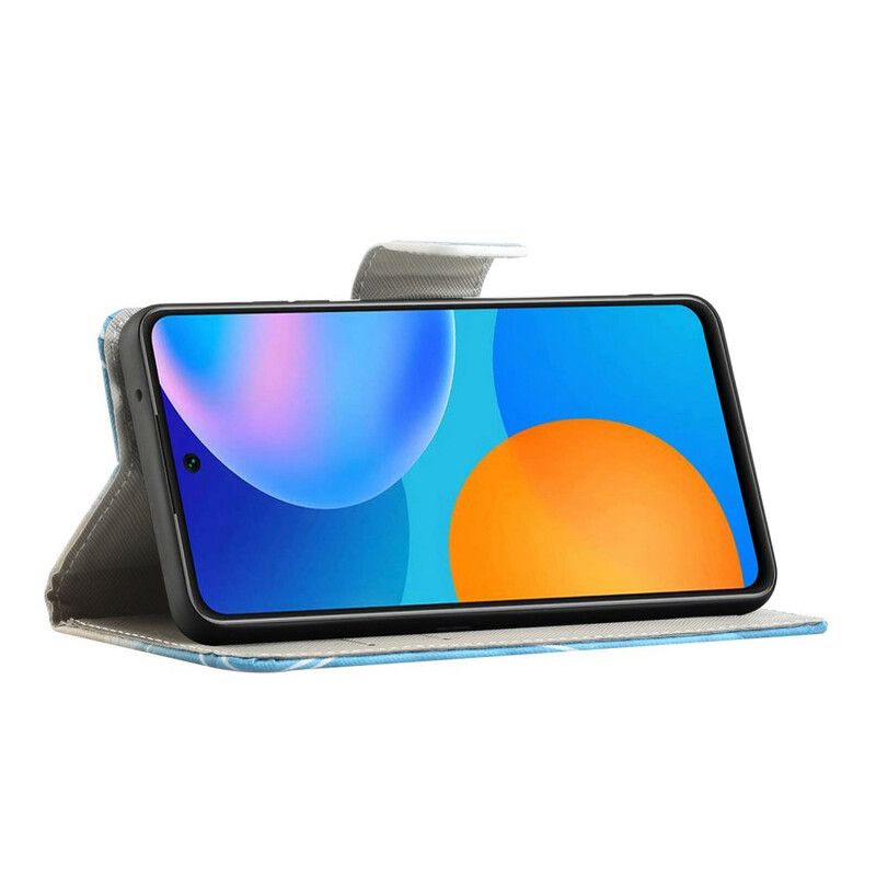 Kožené Puzdro Poco M3 Pro 5G Motýle