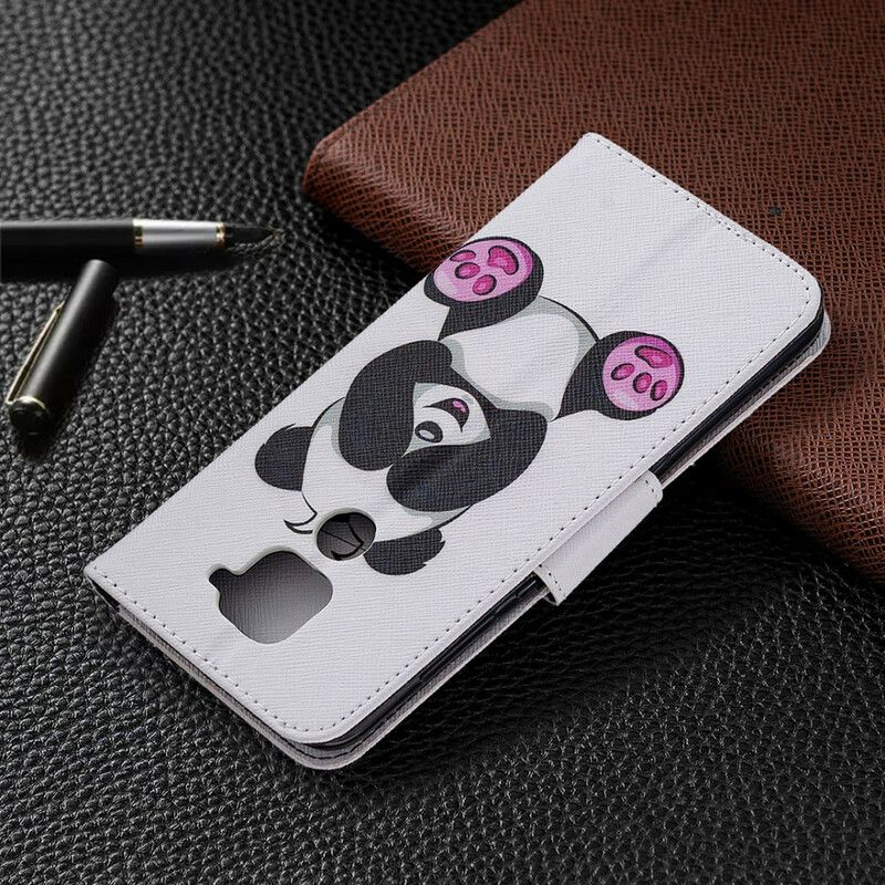 Kožené Puzdro Xiaomi Redmi Note 9 Panda Zábava