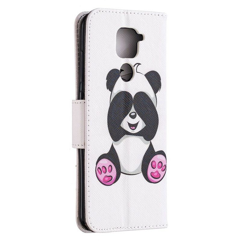 Kožené Puzdro Xiaomi Redmi Note 9 Panda Zábava