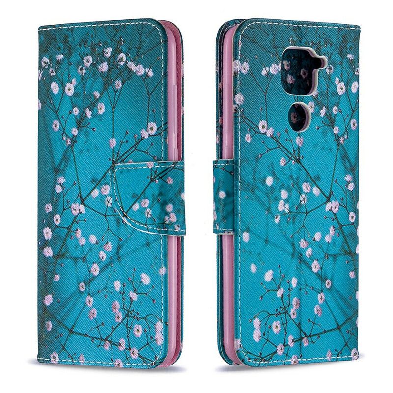 Kožené Puzdro Xiaomi Redmi Note 9 Rozkvitnutý Strom