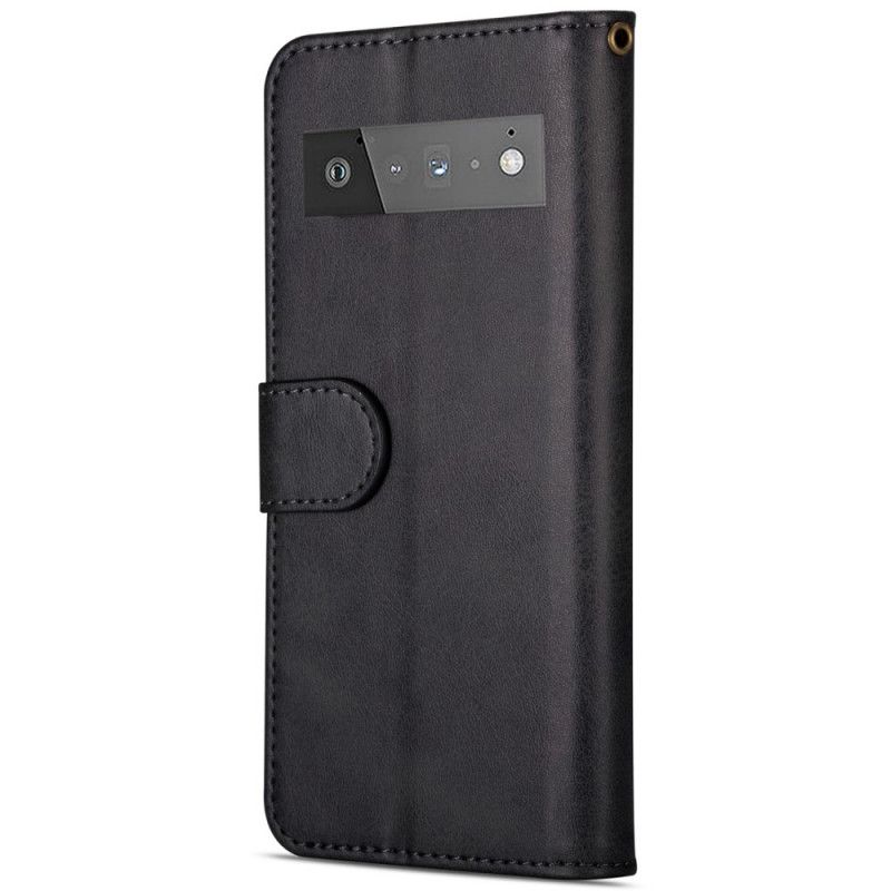 Kožené Puzdro Google Pixel 6 Pro Kabelka So Šnúrkou
