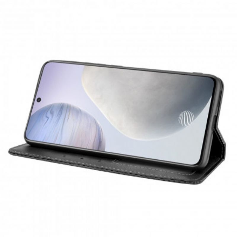 Flipové Puzdro Vivo X60 Kožené Puzdro Štylizovaný Efekt Vintage Kože