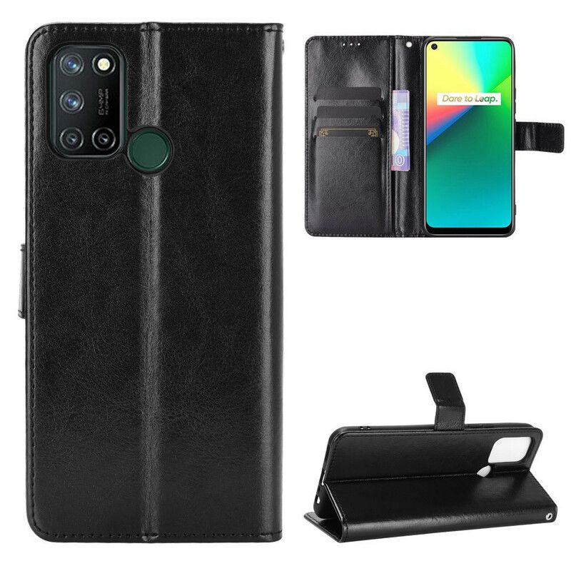 Kožené Puzdro Realme 7i Krikľavá Umelá Koža