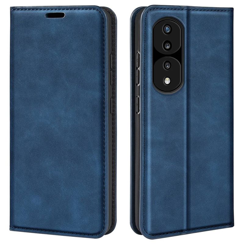 Flipové Puzdro Honor 70 Kožené Puzdro Jemnosť Pokožky Na Dotyk
