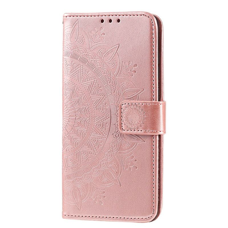 Kožené Puzdro Huawei P40 Slnečná Mandala