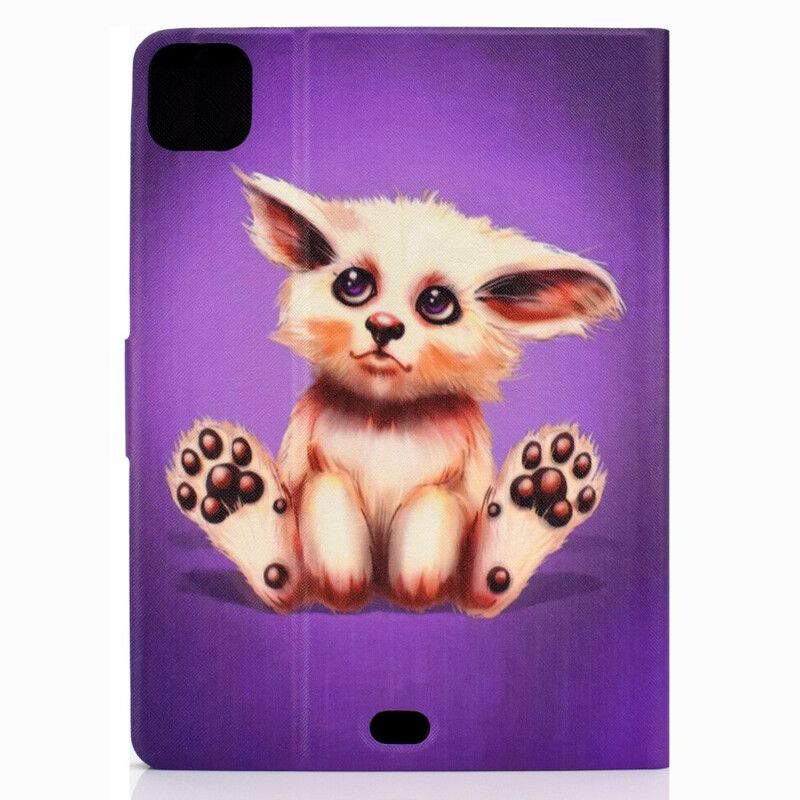 Kožené Puzdro iPad Air (2022) (2020) Vtipná Mačka