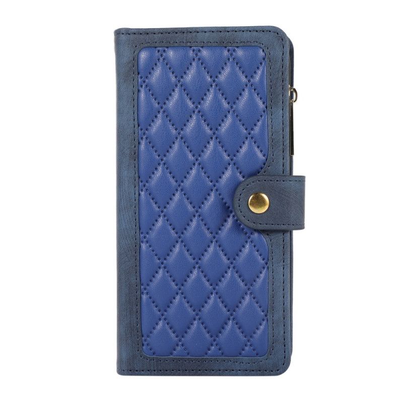 Kožené Puzdro Samsung Galaxy S24 Ultra 5g Kryt Na Mobil Prešívané Popruhom