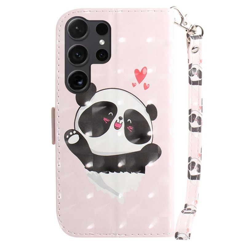 Puzdro Na Samsung Galaxy S24 Ultra 5g Panda Love S Popruhom