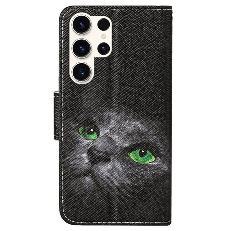 Puzdro Na Samsung Galaxy S24 Ultra 5g Strappy Cat Eyes