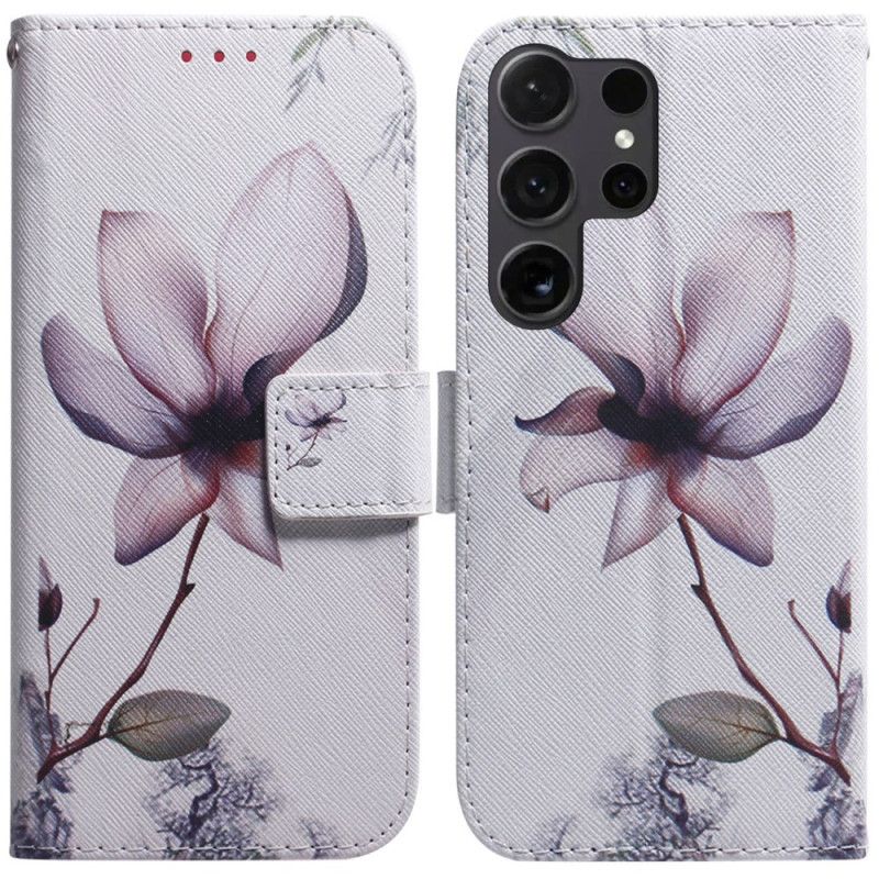 Puzdro Samsung Galaxy S24 Ultra 5g Ružový Kvet