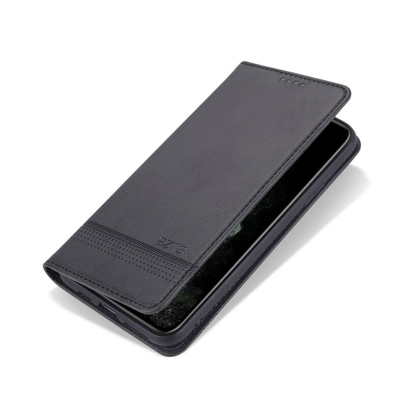 Flipové Puzdro iPhone 12 Pro Max Kožené Puzdro Kožený Štýl Azns