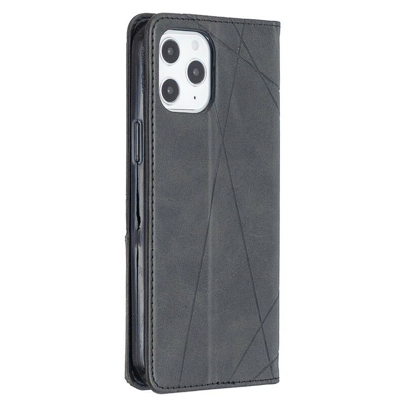 Flipové Puzdro iPhone 12 Pro Max Kožené Puzdro Umelecký Štýl