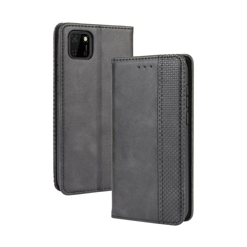 Flipové Puzdro Huawei Y5p Kožené Puzdro Štylizovaný Efekt Vintage Kože