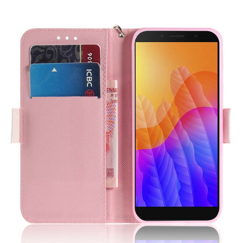 Peňaženkový Kryt Huawei Y5p Popruhová Pumpa