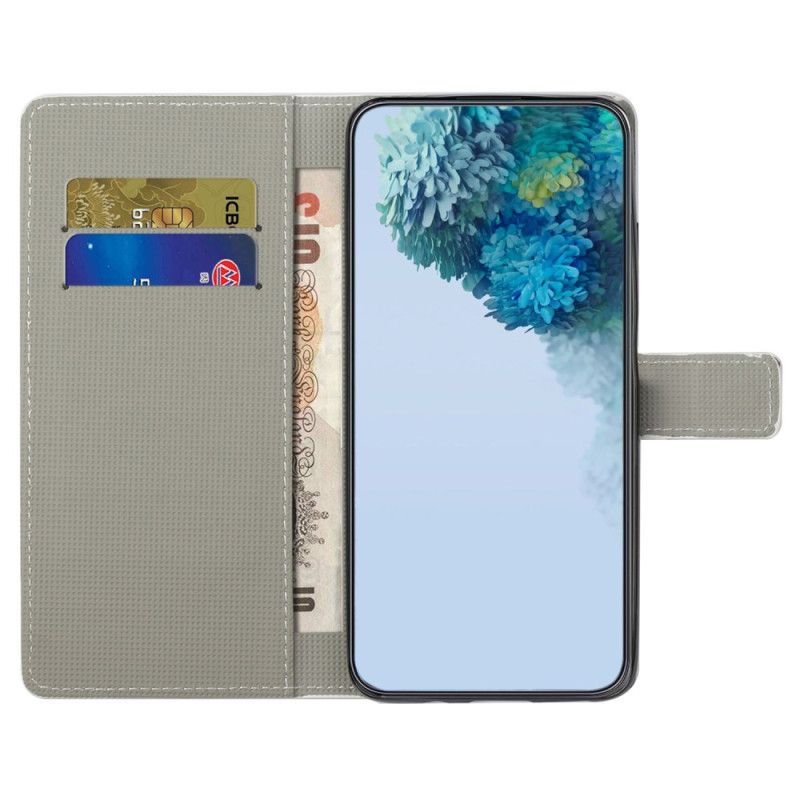 Kožené Puzdro Samsung Galaxy S24 Plus 5g Kryt Na Mobil Tropické Kvety