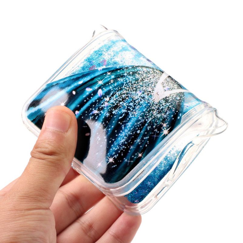 Kryt Samsung Galaxy S24 Plus 5g Blue Girl Glitter Liquid