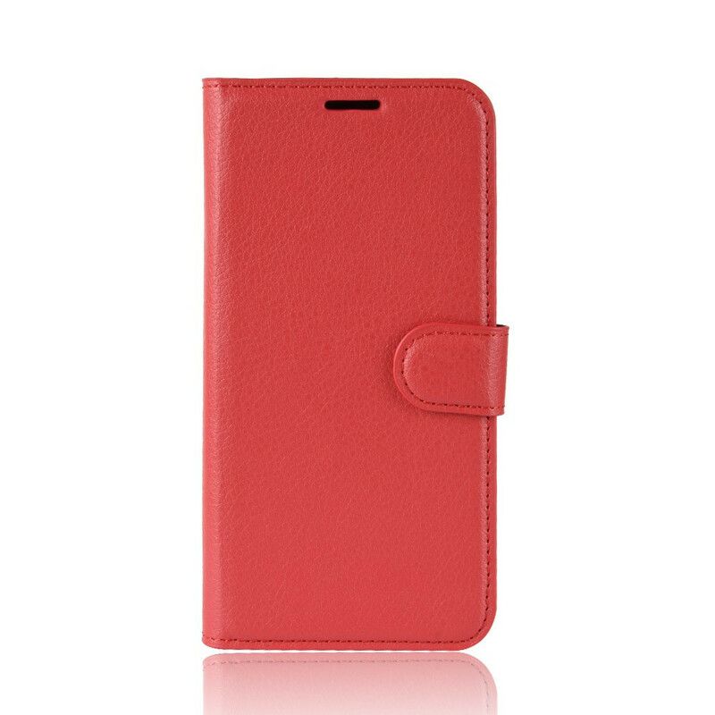 Kožené Puzdro Samsung Galaxy S20 Klasická Liči Z Umelej Kože