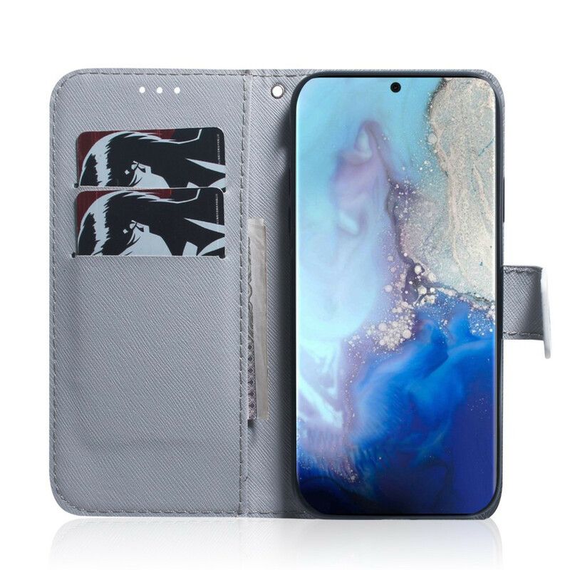 Kožené Puzdro Samsung Galaxy S20 Snívajúci-lev