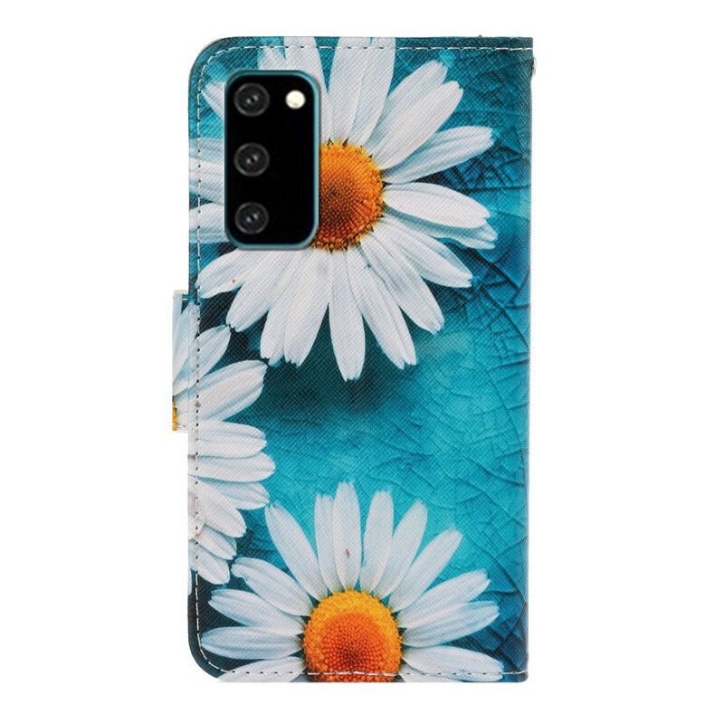 Kožené Puzdro Samsung Galaxy S20 Tangá Sedmokrásky